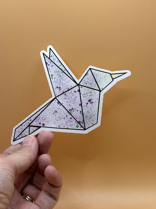 Origami Bird Sticker