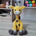 Load image into Gallery viewer, PDF Giraffe Crochet Pattern, Geoff the Giraffe Crochet Pattern, Crochet Pattern, Giraffe Amigurumi Pattern