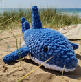 Load image into Gallery viewer, PDF Jumbo Shark Crochet Pattern, Shannon the Shark Crochet Pattern, Shark Amigurumi Pattern, Shark Crochet Jumbo Toy Pattern