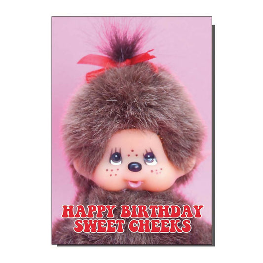 Sweet Cheeks Birthday / Greetings Card