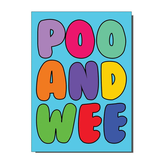 Poo And Wee Funny Greetings / Birthday Card