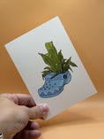 Load image into Gallery viewer, Foxy Clog Bootanical Card