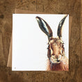 Load image into Gallery viewer, Hare Greetings Card