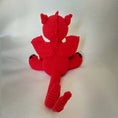 Load image into Gallery viewer, PDF Welsh Dragon Crochet Pattern, Crochet Pattern, Welsh Dragon Amigurumi Pattern