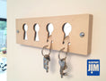Load image into Gallery viewer, wood keyrack white