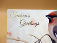 Load image into Gallery viewer, Waxwingchristmascard4