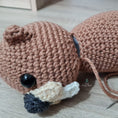 Load image into Gallery viewer, PDF Beaver Crochet Pattern, Bobby the Beaver Crochet Pattern, Crochet Pattern, Beaver Amigurumi Pattern