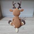 Load image into Gallery viewer, PDF Reindeer Crochet Pattern, Rudolph the Red Nosed Reindeer Crochet Pattern, Crochet Pattern, Reindeer Amigurumi Pattern, Christmas