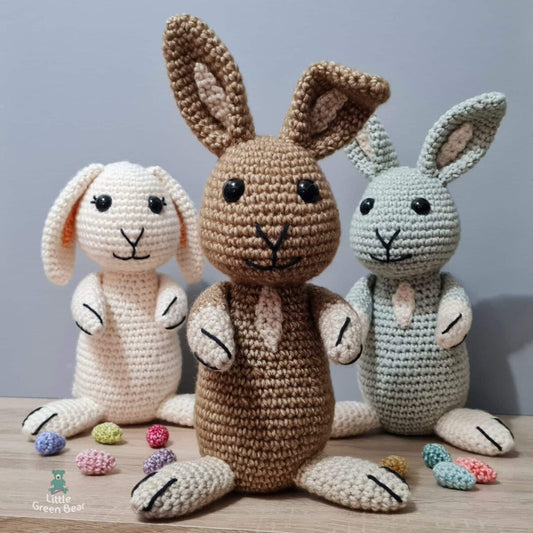 PDF Rabbit Crochet Pattern, Rodney the Rabbit Crochet Pattern, Crochet Pattern, Rabbit Amigurumi Pattern, Bunny