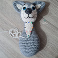 Load image into Gallery viewer, PDF Wolf Crochet Pattern, Wilbur the Wolf Crochet Pattern, Crochet Pattern, Wolf Amigurumi Pattern