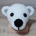 Load image into Gallery viewer, PDF Polar Bear Crochet Pattern, Preston the Polar Bear Crochet Pattern, Crochet Pattern, Bear Amigurumi Pattern, Christmas Craft