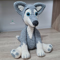 Load image into Gallery viewer, PDF Wolf Crochet Pattern, Wilbur the Wolf Crochet Pattern, Crochet Pattern, Wolf Amigurumi Pattern