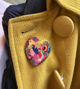 Load image into Gallery viewer, woode brooch