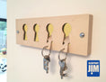 Load image into Gallery viewer, wood keyrack gold