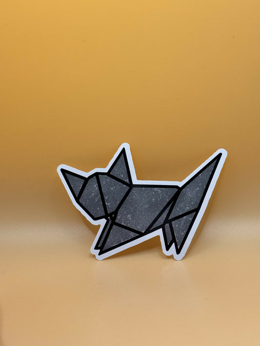 Origami Cat Sticker