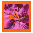 Load image into Gallery viewer, Bird Of Paradise Pink Purple Silk Scarf