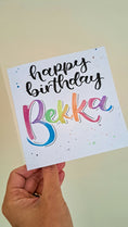Load image into Gallery viewer, Personalised Birthday Card