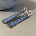 Load image into Gallery viewer, Blue Triangle Earrings - MaisyPlum