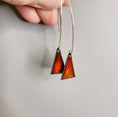 Load image into Gallery viewer, Enamel Triangle Drop Earrings - MaisyPlum
