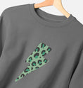 Load image into Gallery viewer, Green leopard lightning bolt sweater Trend Tonic