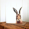 Load image into Gallery viewer, Hare Greetings Card