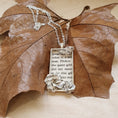 Load image into Gallery viewer, The Secret Garden recycled book pendant eco-friendly gift for her