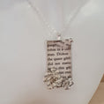 Load image into Gallery viewer, The Secret Garden recycled book pendant eco-friendly gift for her