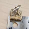 Load image into Gallery viewer, Cufflinks made from old book page