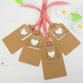 Load image into Gallery viewer, Single Handmade Clear Glass Paper Cut Heart Keepsake Gift Tag By Jessica Irena Smith Glass
