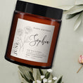 Load image into Gallery viewer, Birth Flower June Personalised Aromatherapy Candle, Birthday Gift for Friend, Gift for her, Pure Essential Oils, Soy Wax, Unique Gift