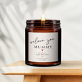 Load image into Gallery viewer, We love you Mummy Aromatherapy Personalised Candle Gift,Gift for Mummy,Mother's Day present,Mummy Birthday, Pure essential oil candle