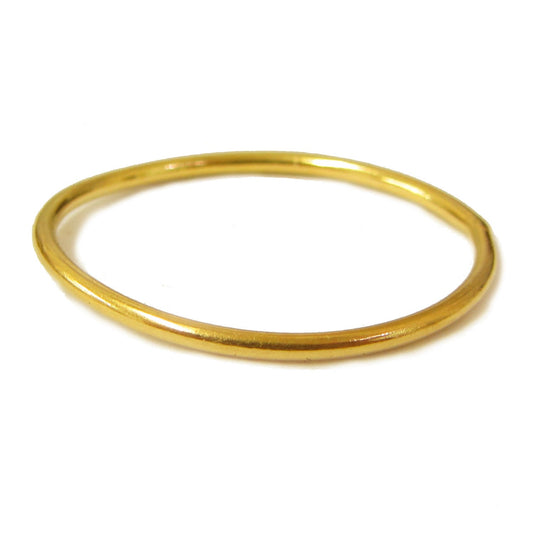 Mini 22K 22ct solid gold ring, a great stacking ring at 1mm wide, minimalist jewelry
