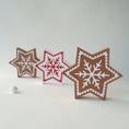 Load image into Gallery viewer, Gingerbread Star Treat Box