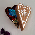 Load image into Gallery viewer, Gingerbread Heart Treat Box