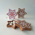 Load image into Gallery viewer, Gingerbread Star Treat Box