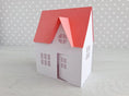 Load image into Gallery viewer, Christmas House/ DIY Tea Light/ Paper Village/ Tea Light House/ 3D Calendar/ Paper House Decoration/ Mantle Decor/ 3D Paper House