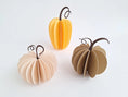 Load image into Gallery viewer, Set of 5 Halloween Pumpkins / Fall Decor / Autumn Home Decor