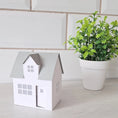 Load image into Gallery viewer, 3D Paper House / Christmas House/ DIY Tea Light/ Paper Village/ Tea Light House/ Scandi House Decor/ Paper House Decoration/ Mantle Decor