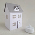 Load image into Gallery viewer, 3D Paper House /Christmas Village/ DIY House/ Paper Village/ Tea Light House/ House Warming Gift/ Paper House Decoration/ Advent Calendar