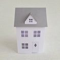Load image into Gallery viewer, 3D Paper House /Christmas Village/ DIY House/ Paper Village/ Tea Light House/ House Warming Gift/ Paper House Decoration/ Advent Calendar
