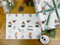 Load image into Gallery viewer, Christmas Robin Wrapping Paper: Luxury Recyclable Gift Wrap