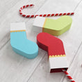 Load image into Gallery viewer, Christmas Stocking With Gift Box/ SVG Cut File / Tree Decoration/ DIY Treat Box / Gift Box/ Advent Calendar