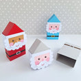 Load image into Gallery viewer, Santa Treat Box/Father Christmas Gift Box/ Advent Calendar Boxes / Treat Box / Christmas Table Decoration / Tree Decoration