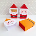Load image into Gallery viewer, Santa Treat Box/Father Christmas Gift Box/ Advent Calendar Boxes / Treat Box / Christmas Table Decoration / Tree Decoration