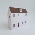 Load image into Gallery viewer, Set of 3 DIY Paper Village Houses Bundle/ DIY Tea Light/ Paper Village/ Tea Light House/DIY Putz House/ Paper House Decoration/