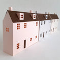 Load image into Gallery viewer, Set of 3 DIY Paper Village Houses Bundle/ DIY Tea Light/ Paper Village/ Tea Light House/DIY Putz House/ Paper House Decoration/