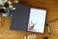 Load image into Gallery viewer, A5 Poppy Field Stationery: Stag & Wildflower Letter Writing Paper