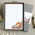 Load image into Gallery viewer, Fox Poppy Field Writing Paper: A5 Stationery Gift Set