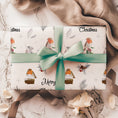 Load image into Gallery viewer, Christmas Robin Wrapping Paper: Luxury Recyclable Gift Wrap