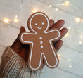 Load image into Gallery viewer, Gingerbread Man Gift Box/ Treat Box/ Tree Decoration